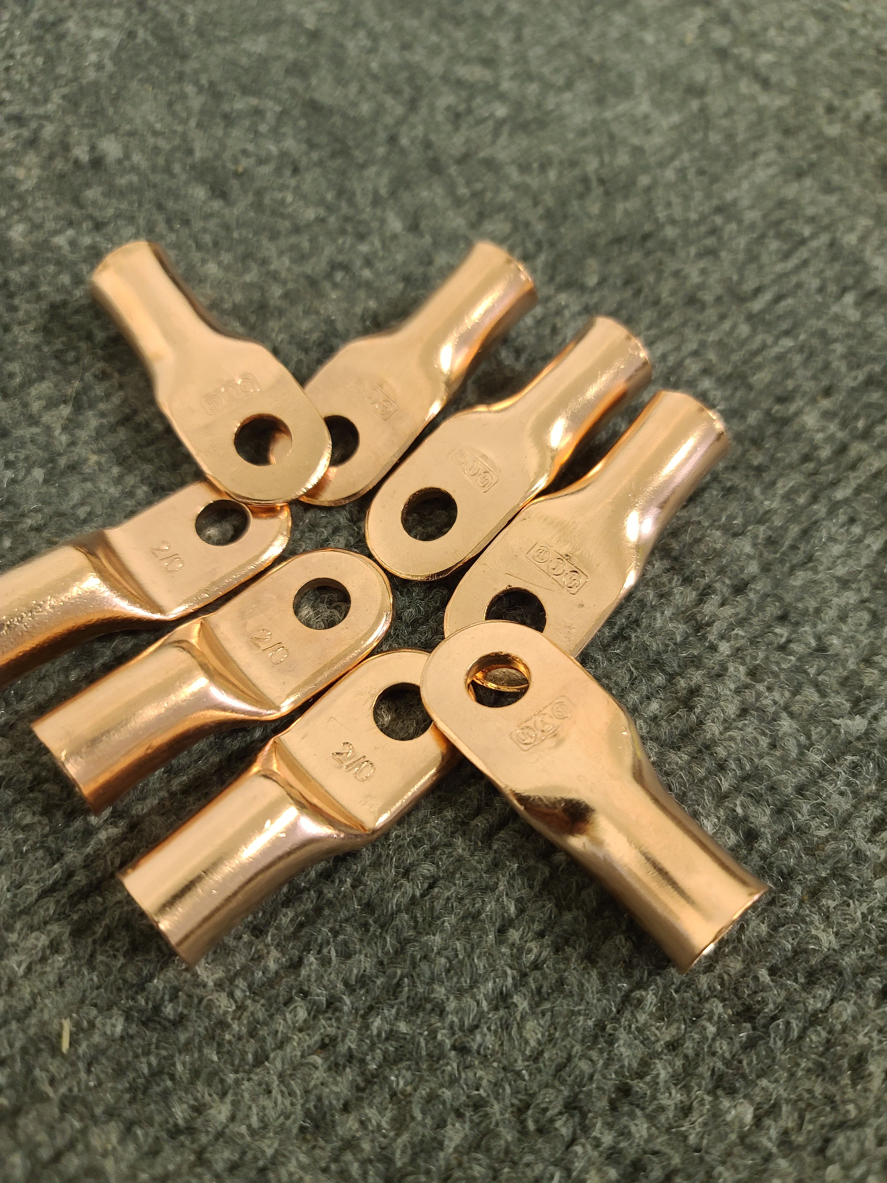 2/0 Copper Lugs - 5/16 stud - 10 Pack