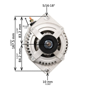 1976-1987 Jeep J10 L6 4.2L 12si High Output Alternator