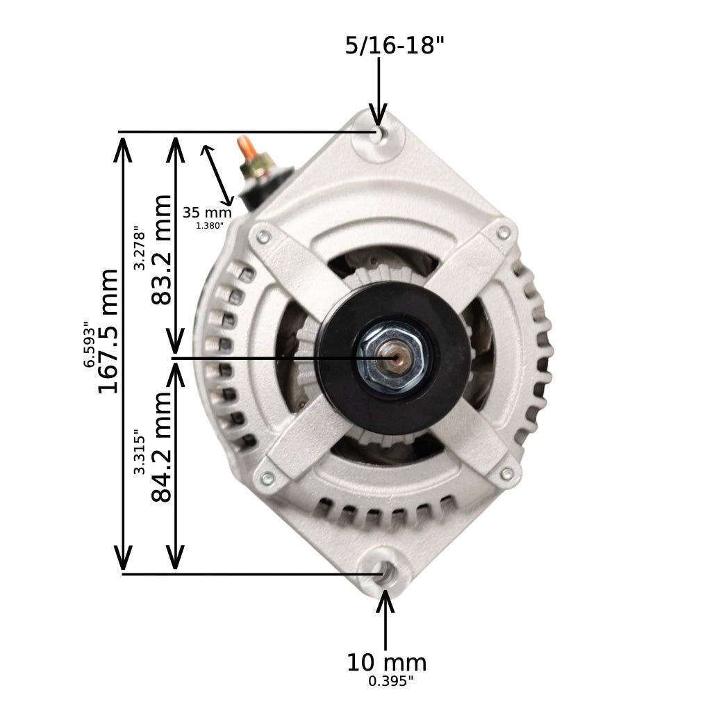 1981-1985 Jeep Scrambler L4 2.5L 12si High Output Alternator