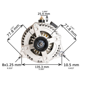 1989-1991 Isuzu Trooper V6 2.8L High Output Alternator