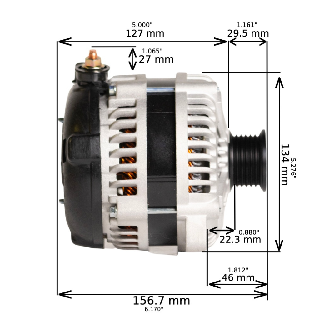 1993 GMC C1500 V8 5.0L High Output Alternator