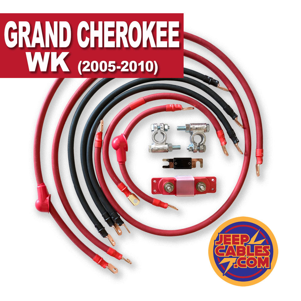 Jeep Grand Cherokee WK Big 7 Battery Cable Kit (2005-2010)